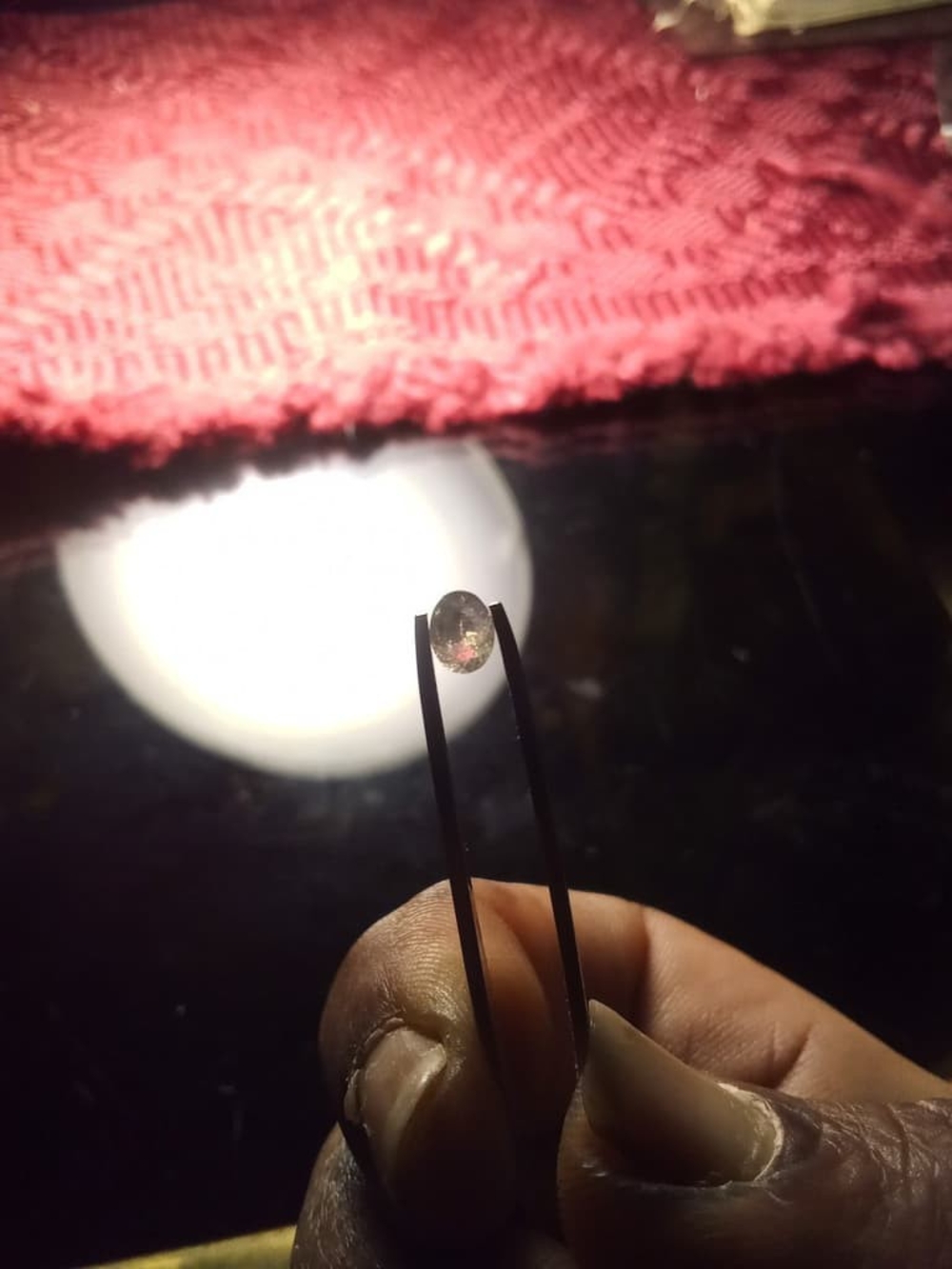 Natural .31ct Oval Color Change Brazilian Alexandrite